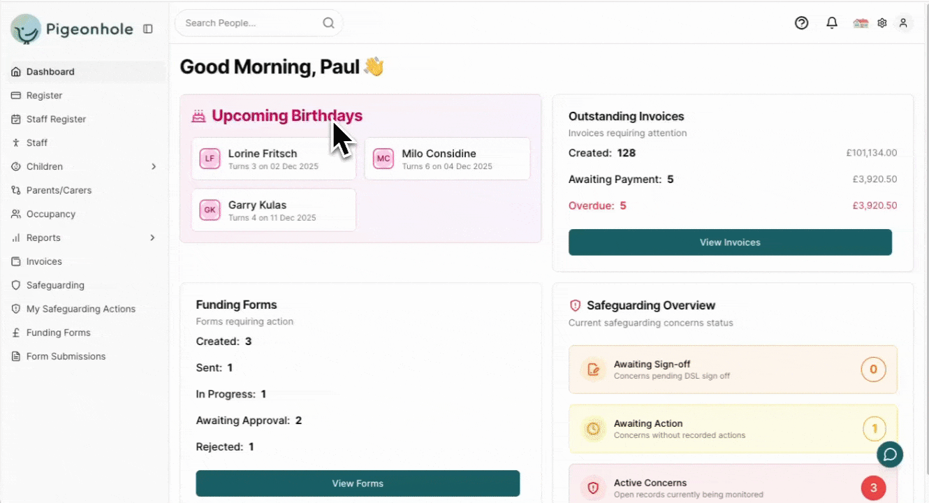 Date Range Selection
