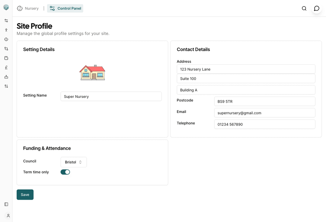 site profile