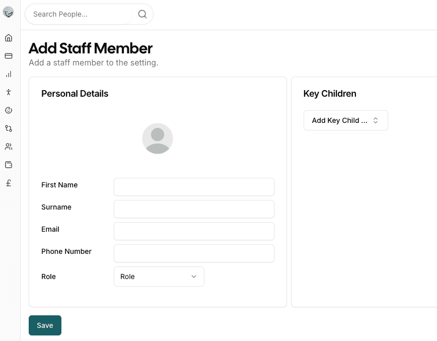 Staff List View