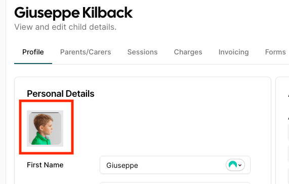 Edit Profile Image