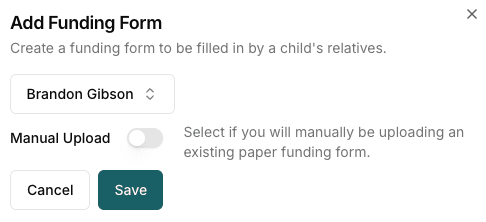 Form creation process